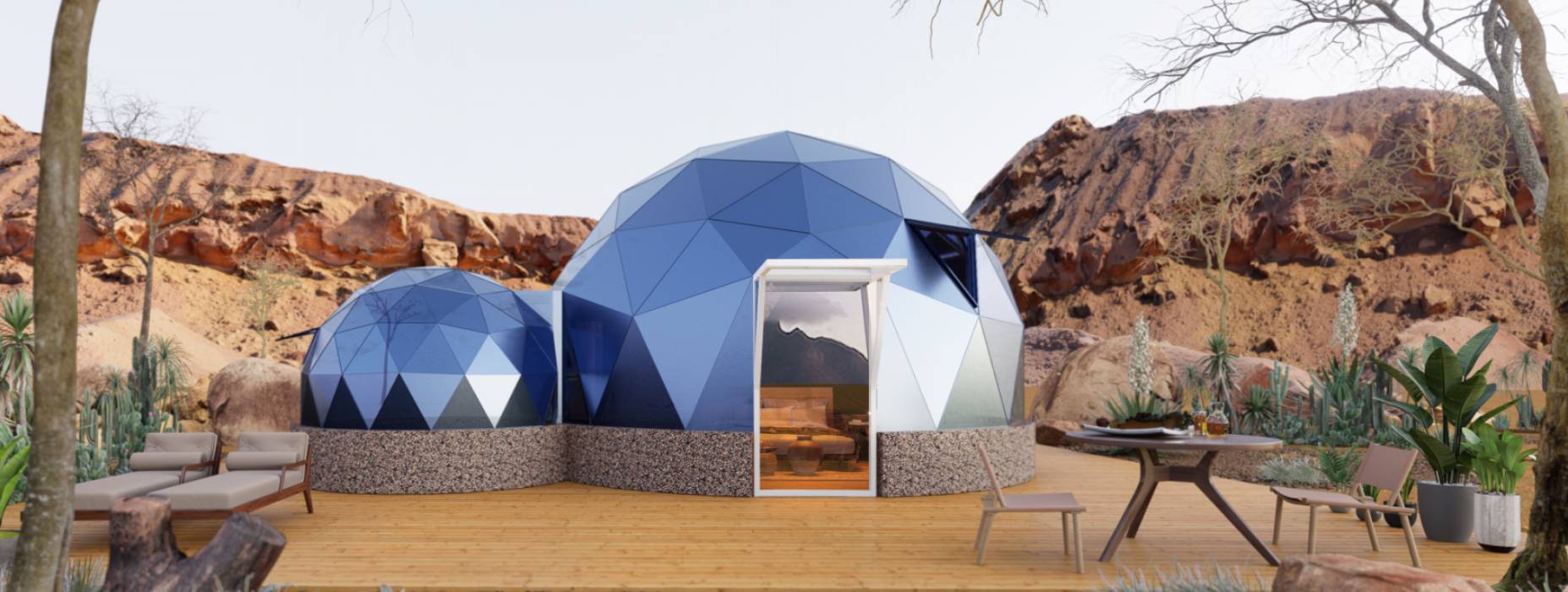 济宁球形智能光伏玻璃星空房